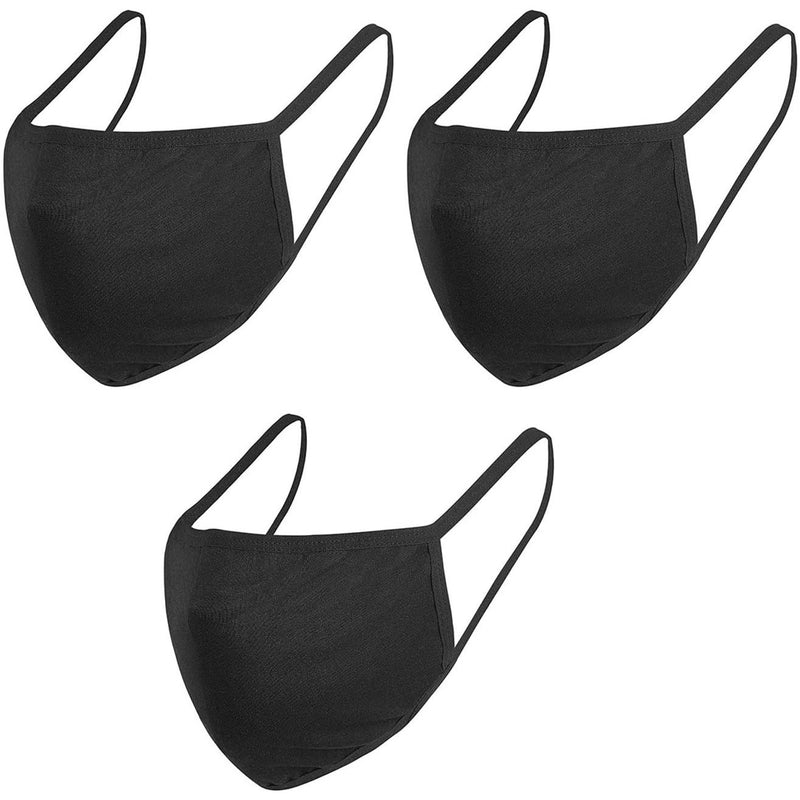 3x Cotton Face Mask Washable, Reusable, Handmade Adult Mask -
