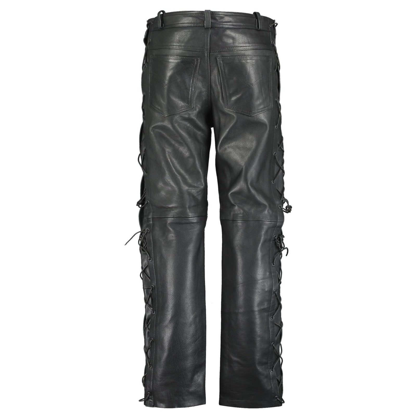 JIM MORRISON JEANS Pants trousers premium quality Cow Plain Leather £69.99  - PicClick UK