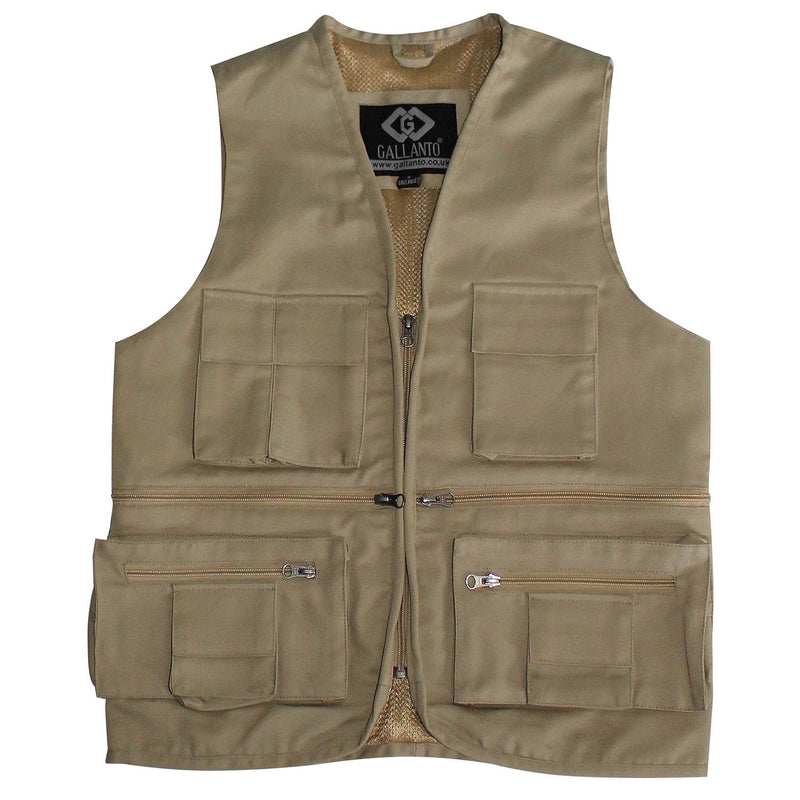 Beige Fisherman's Multi Pocket Vest -