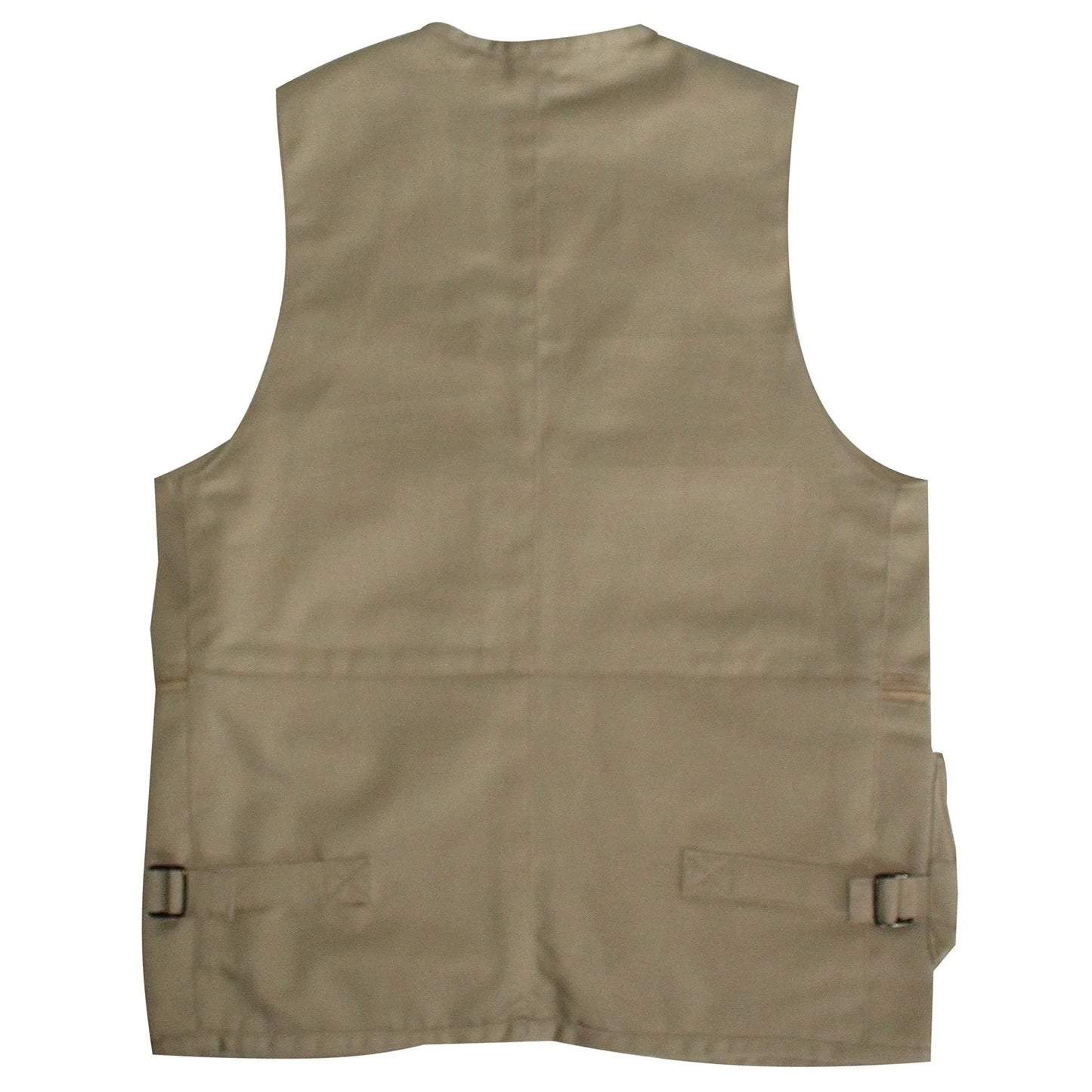 beige fisherman's multi pocket vest -