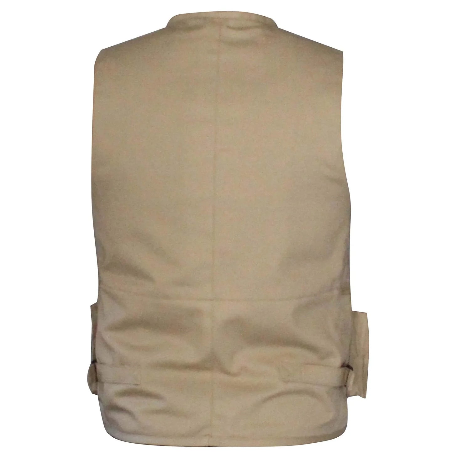 beige fisherman's multi pocket vest -