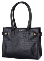 Belfast Crocodile Embossed Leather Tote Bags for women -