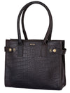 Belfast Crocodile Embossed Leather Tote Bags for women -