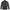 Black Benjamin Button Long Biker Leather Jacket -