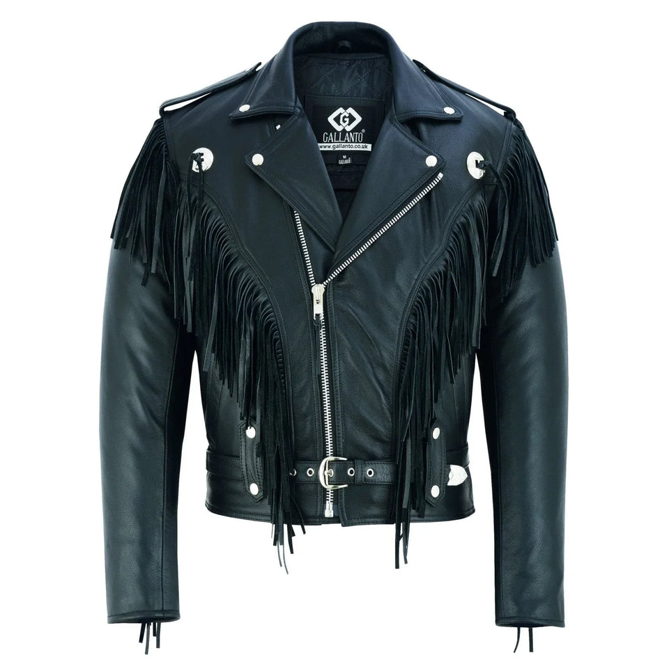 black-biker-fringe-leather-