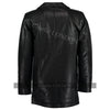 Black Leather Coat For Mens -