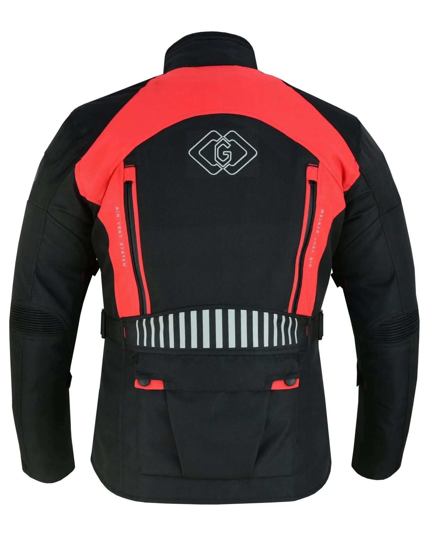 Orange Lace Up Biker Top (M)