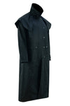 Black Unisex Duster Waterproof Long Coat Countrywear -