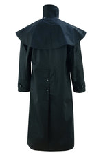 Black Unisex Duster Waterproof Long Coat Countrywear -
