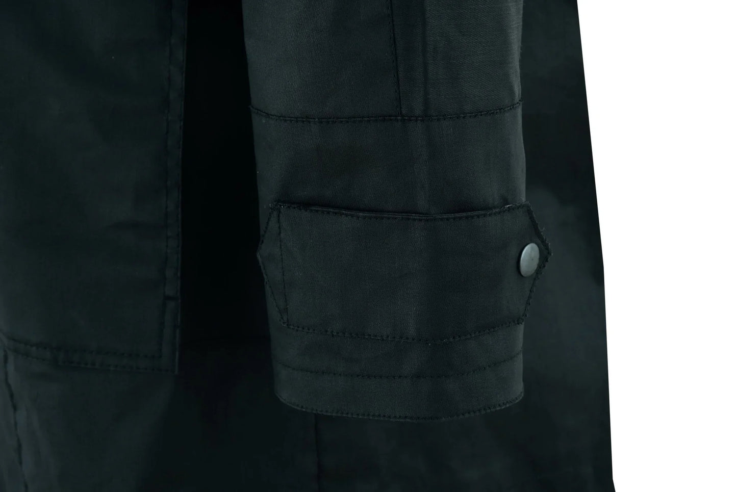 black unisex duster waterproof long coat countrywear -