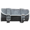 Black Vintage Biker Real Cowhide Leather Tool Bag -