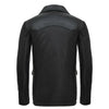Brad Pitt Fight Club Black Leather Jacket Fashion Blazer -