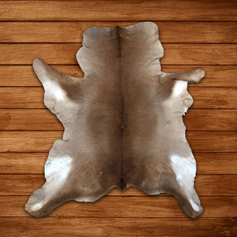 Charlie London Calf Skin Hair on Hide 100% Pure Cow Hide Decorative/Carpet/Rug/Wall Leather - Brown, Black and white Colour (206-77) -