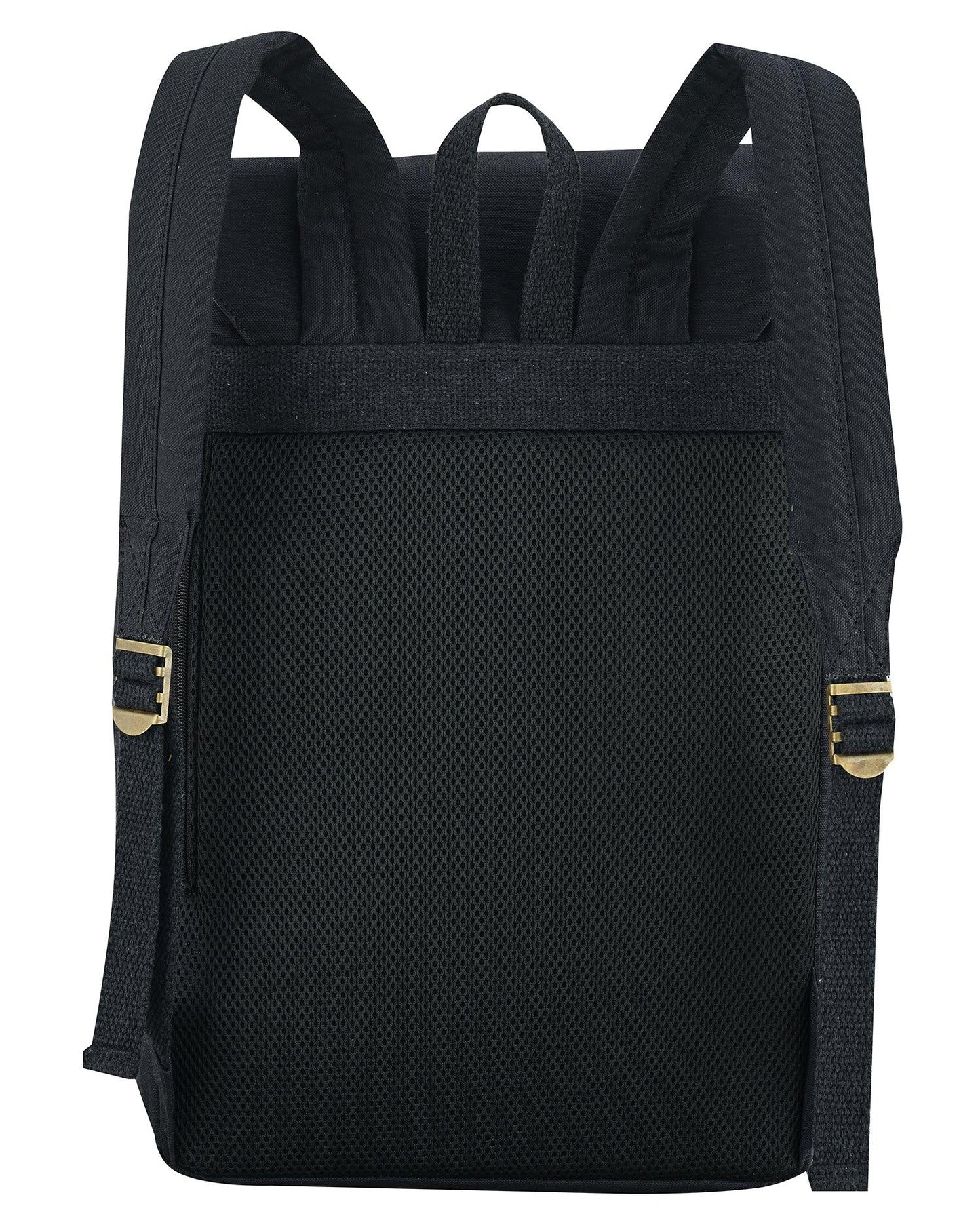 charlie london heritage canvas casual daypack, laptop backpack -