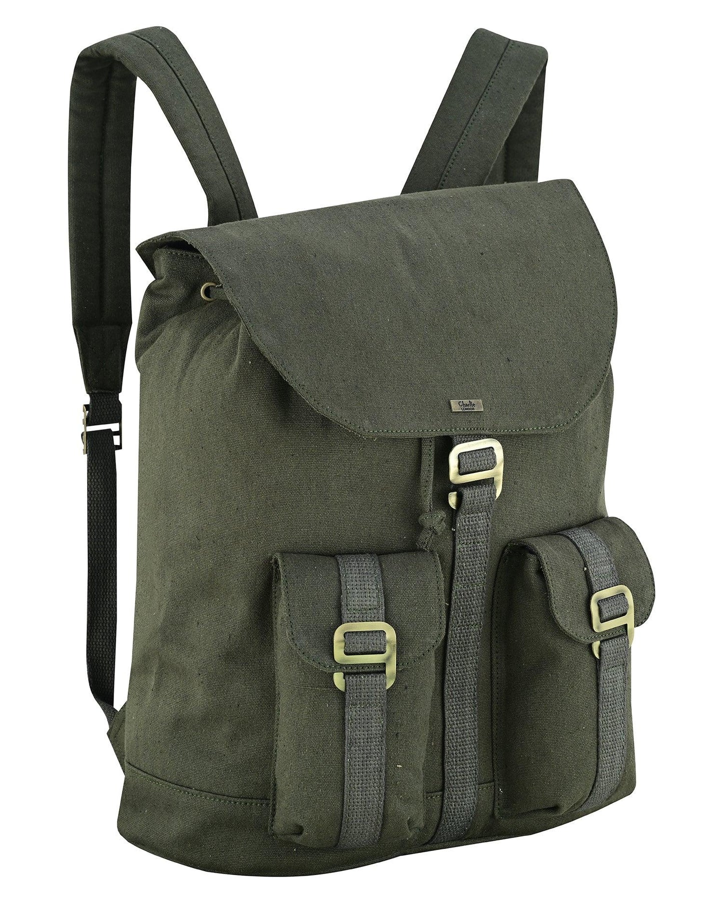 charlie london heritage light weight casual daypack, laptop backpack -