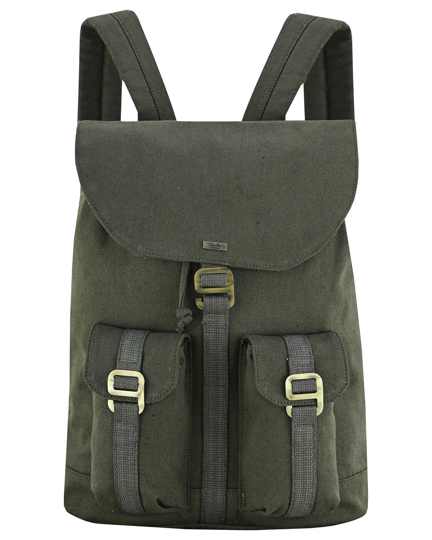 Charlie London Heritage Light Weight Casual DayPack, Laptop Backpack -