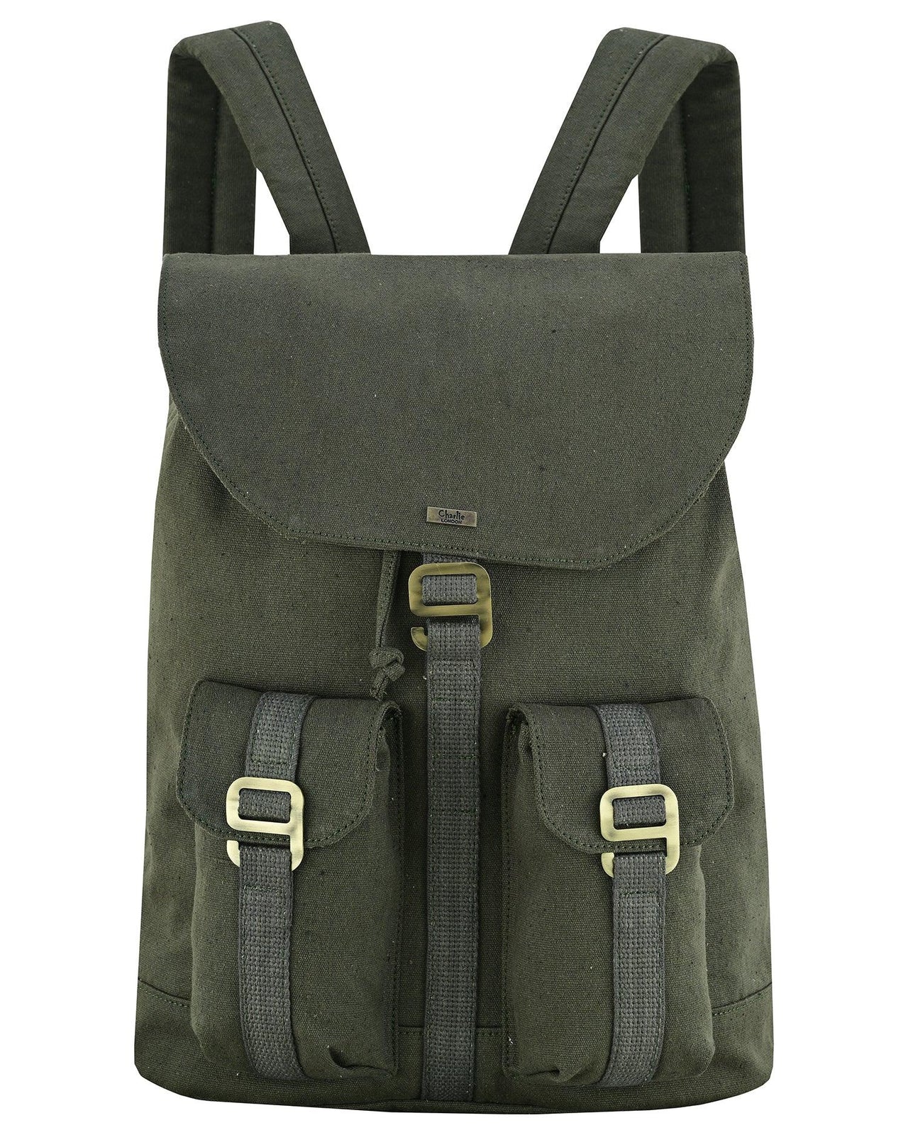 Charlie London Heritage Light Weight Casual DayPack, Laptop Backpack -