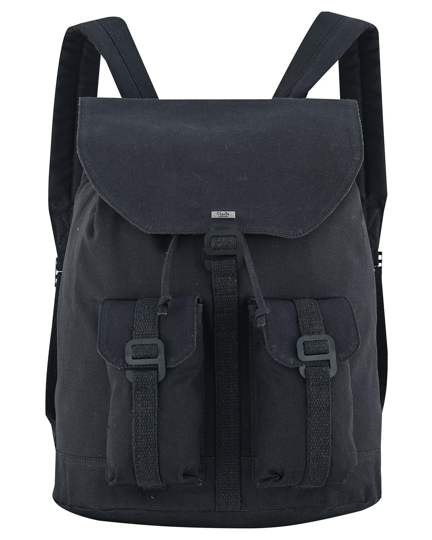 charlie london heritage light weight casual daypack, laptop backpack -