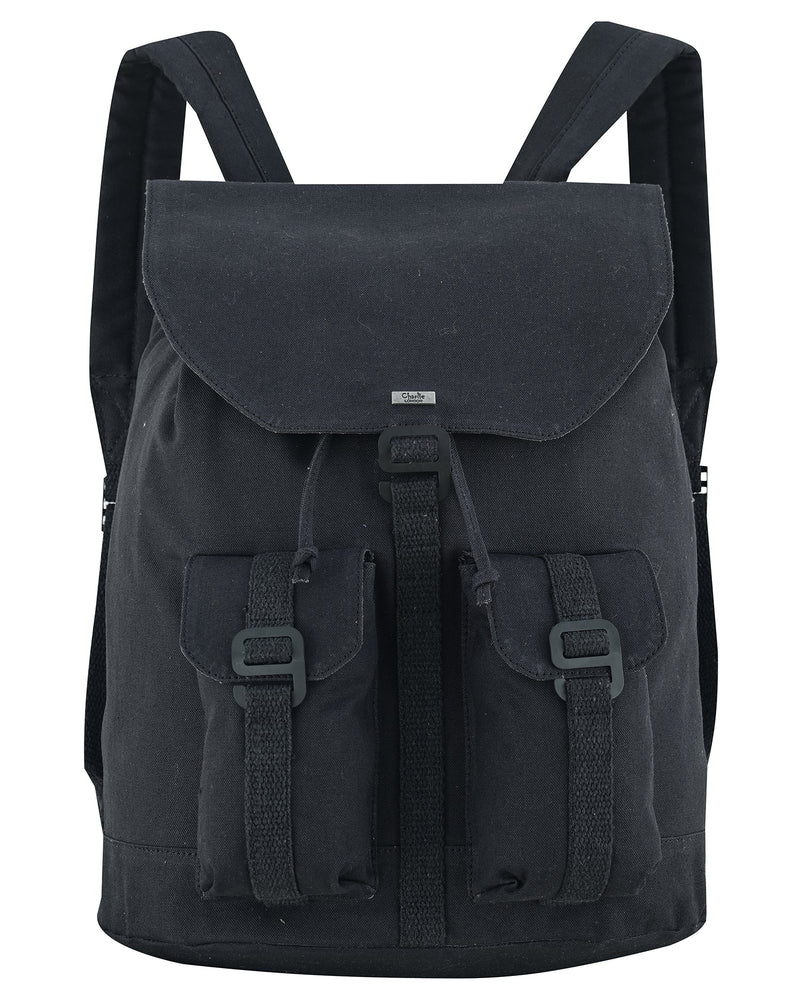 Charlie London Heritage Light Weight Casual DayPack, Laptop Backpack -