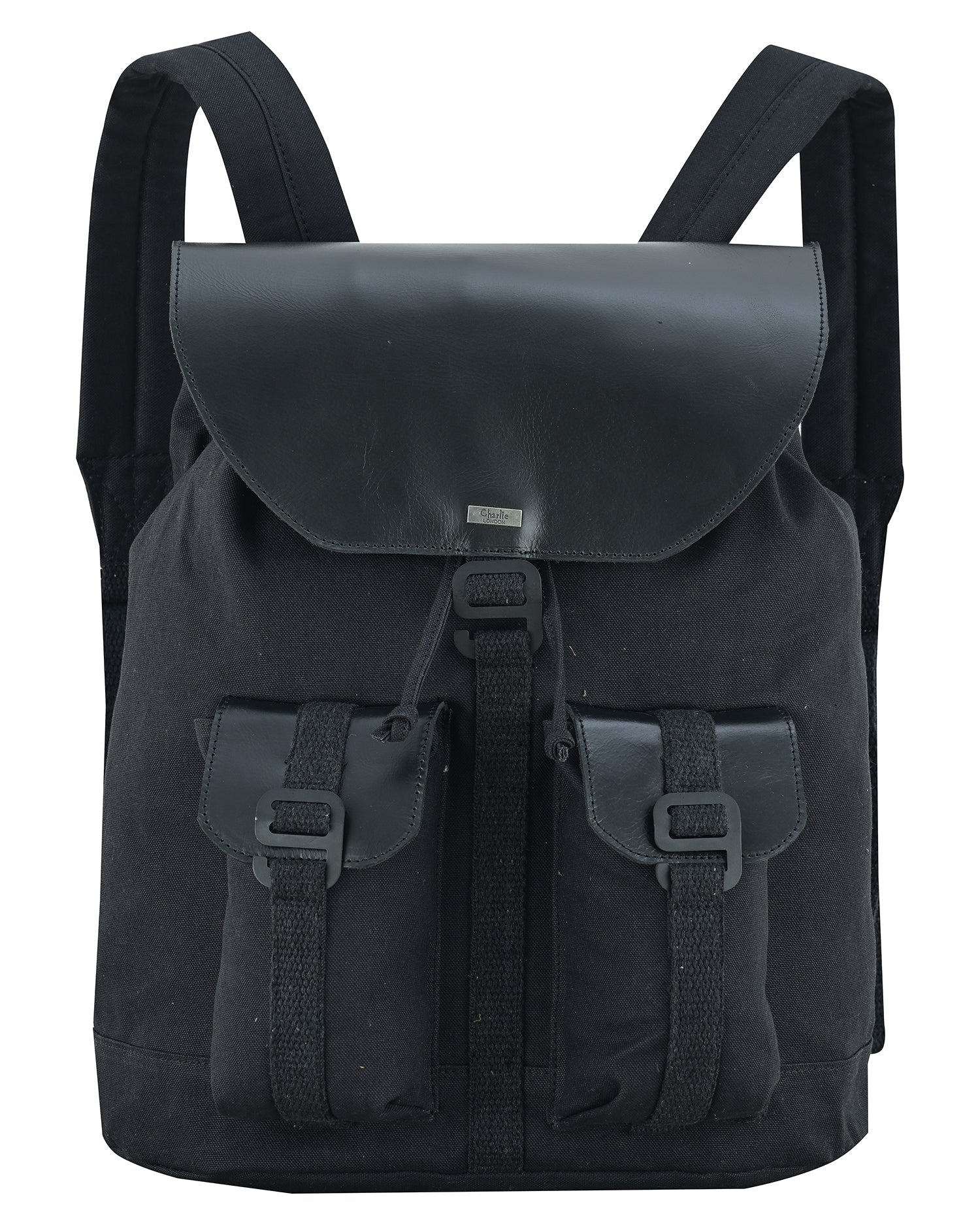 Charlie London Heritage Light Weight Casual DayPack, Laptop Backpack -