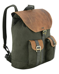 Charlie London Heritage Light Weight Casual DayPack, Laptop Backpack -