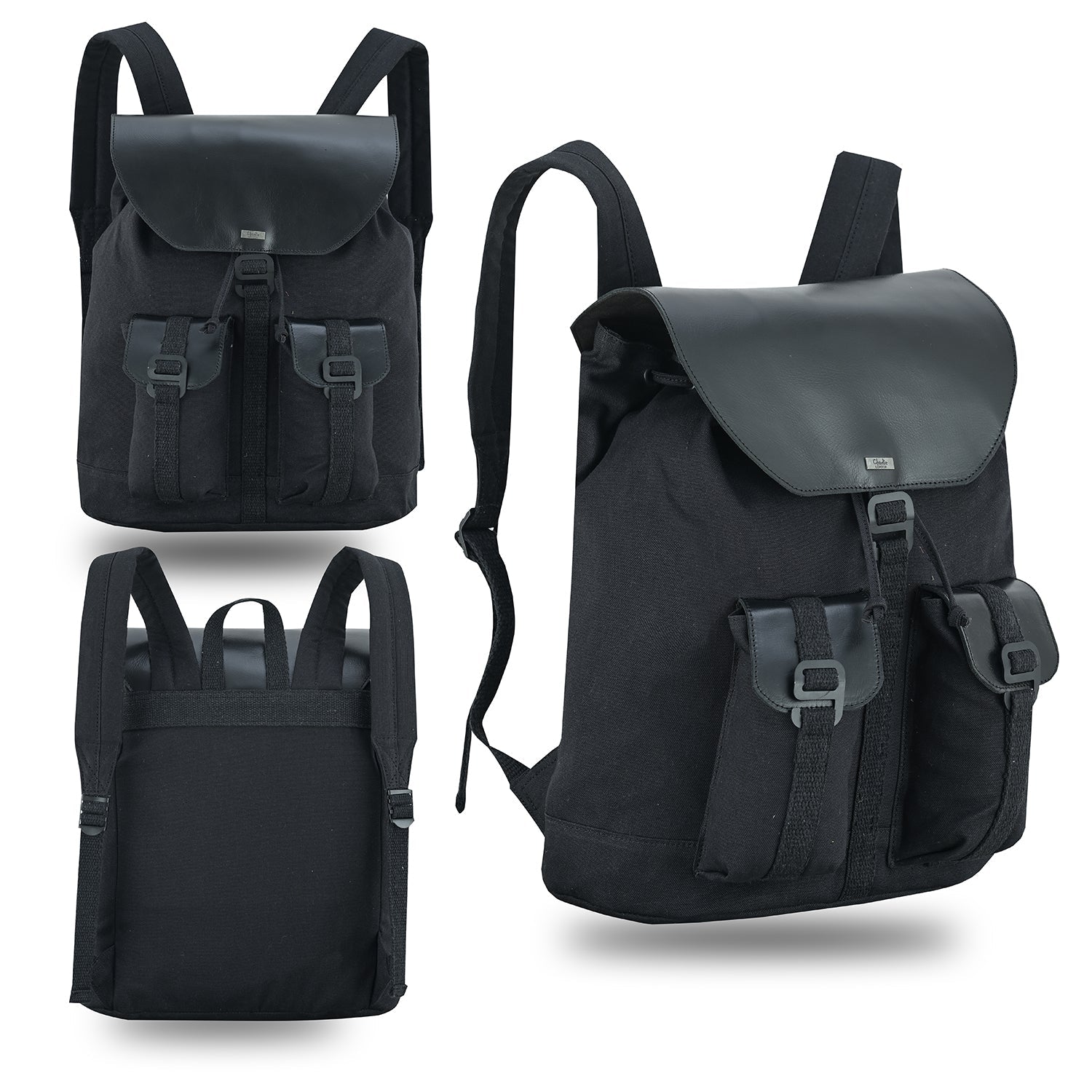 Charlie London Heritage Light Weight Casual DayPack, Laptop Backpack -