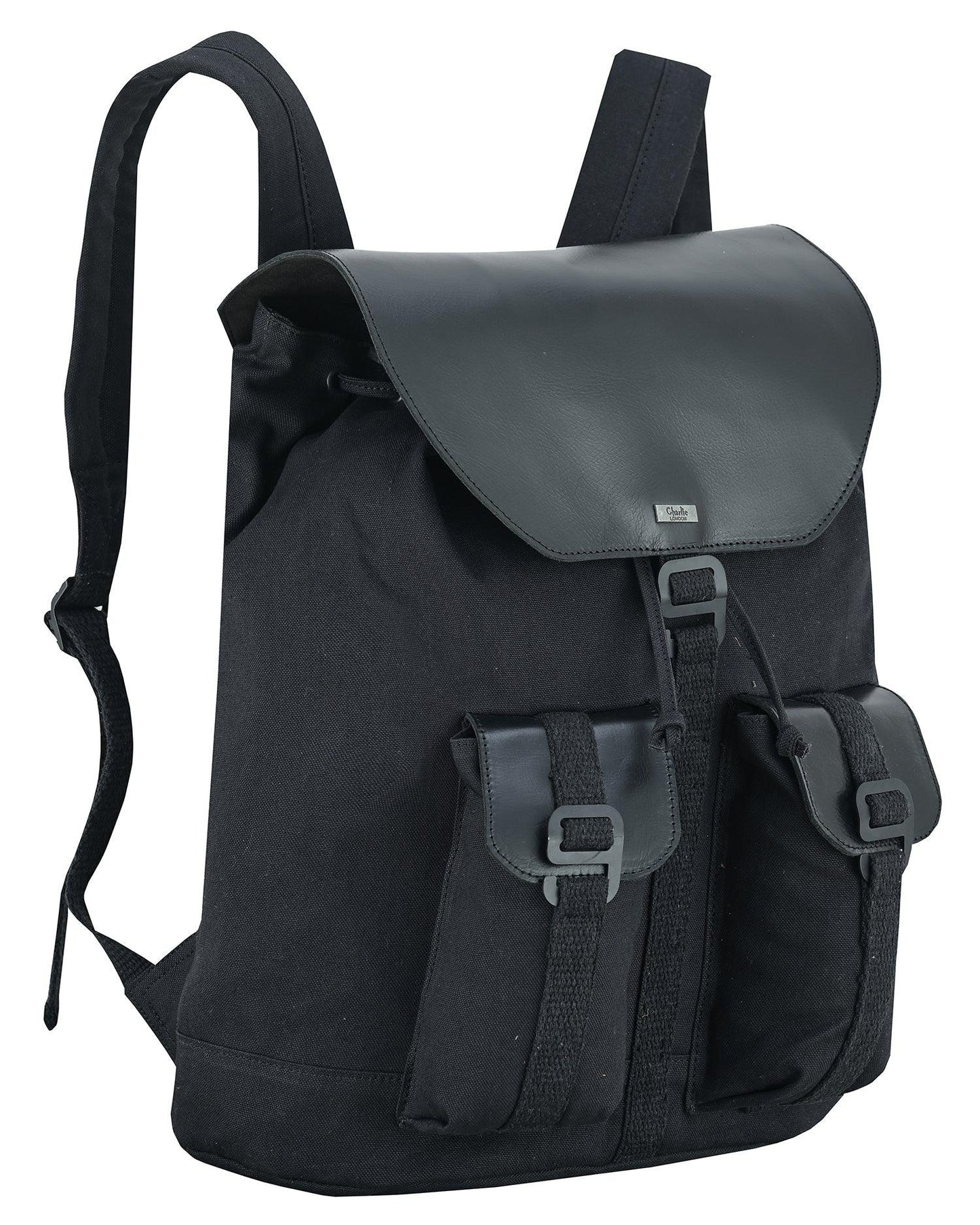 charlie london heritage light weight casual daypack, laptop backpack -