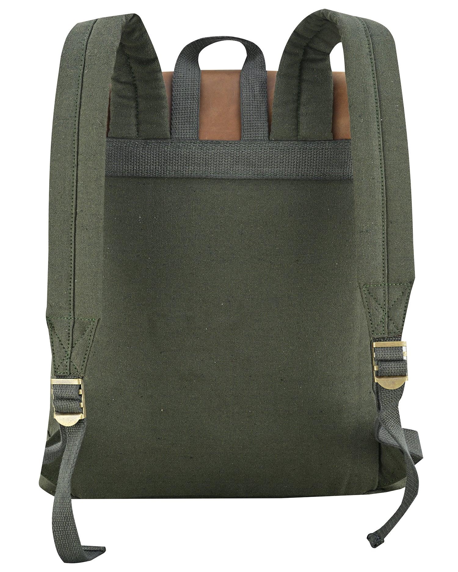 Charlie London Heritage Light Weight Casual DayPack, Laptop Backpack -