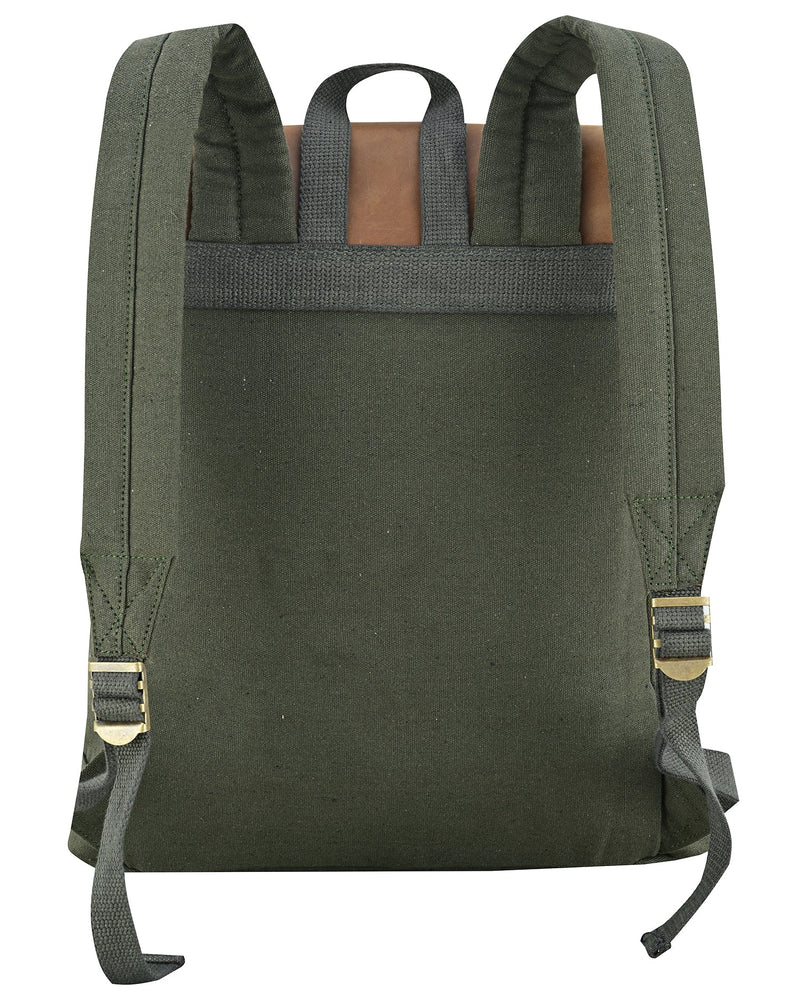 Charlie London Heritage Light Weight Casual DayPack, Laptop Backpack -