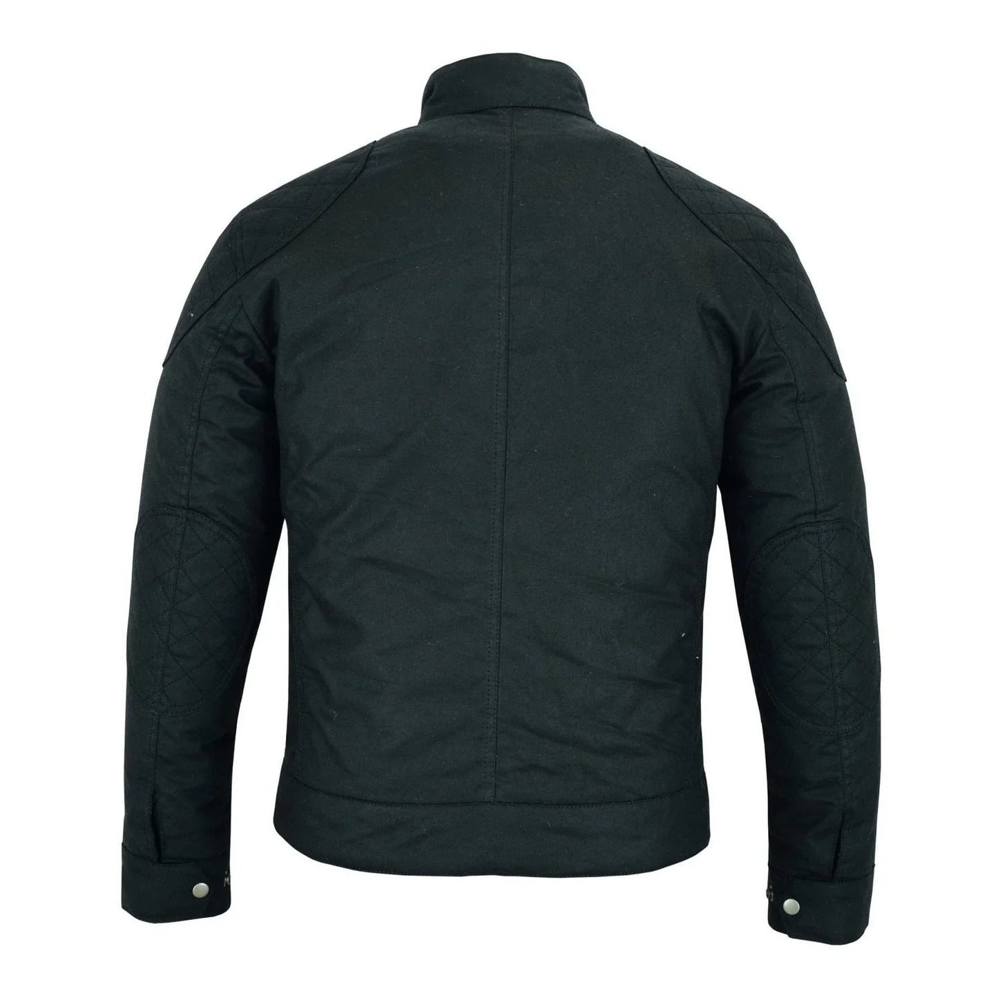 classic brown waxed cotton motorcycle jacket textile biker -