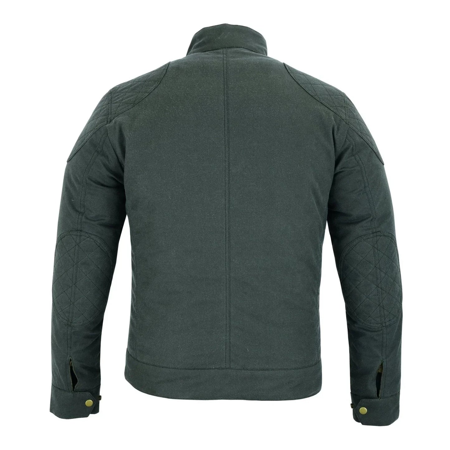 classic brown waxed cotton motorcycle jacket textile biker -