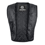 Classic Dark Grey Waxed Cotton Textile Biker Jacket -