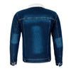 Classic Denim Sherpa Jacket in Blue -