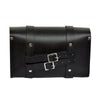 Concho Large Biker Leather Black Tool Bag -