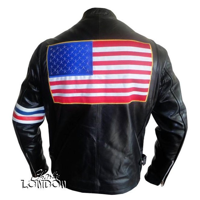 Easy Rider Leather Jacket Captain America XL – Vintage Leather