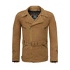 Eddie Tan Mens Motorcycle Biker Long Cotton Jacket quarter length -