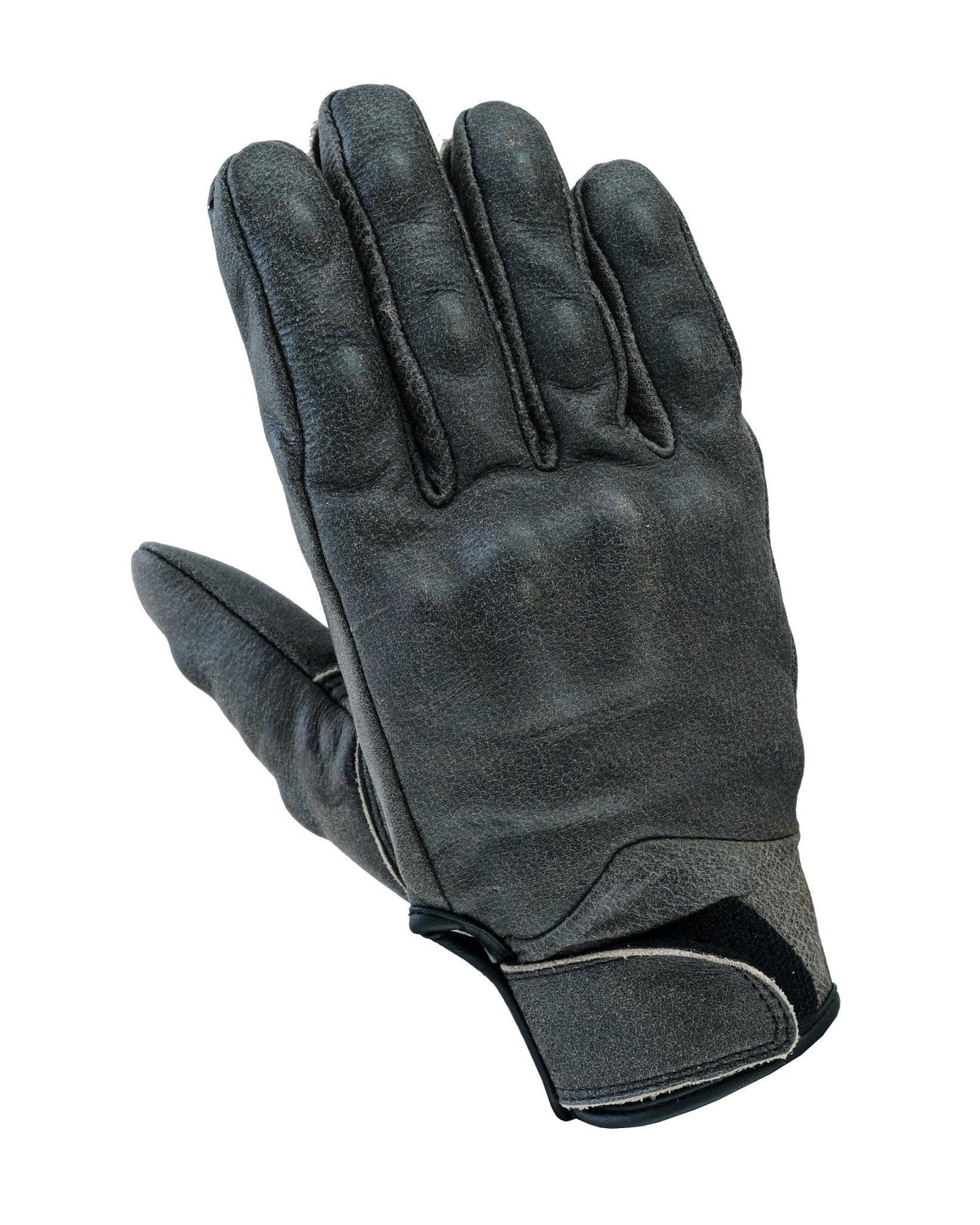 gallanto brown motorcycle armored thinsulate leather winter short gloves motorbike -