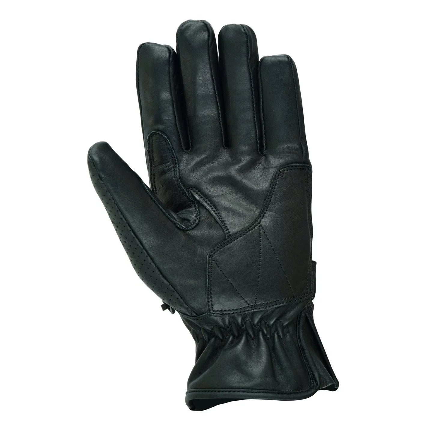 gallanto brown motorcycle armoured leather summer vented gloves -