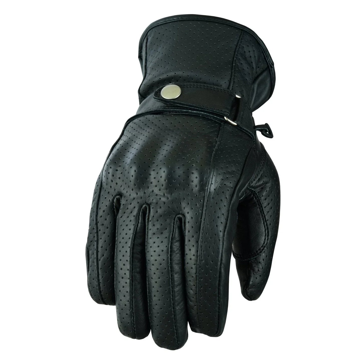 gallanto brown motorcycle armoured leather summer vented gloves -