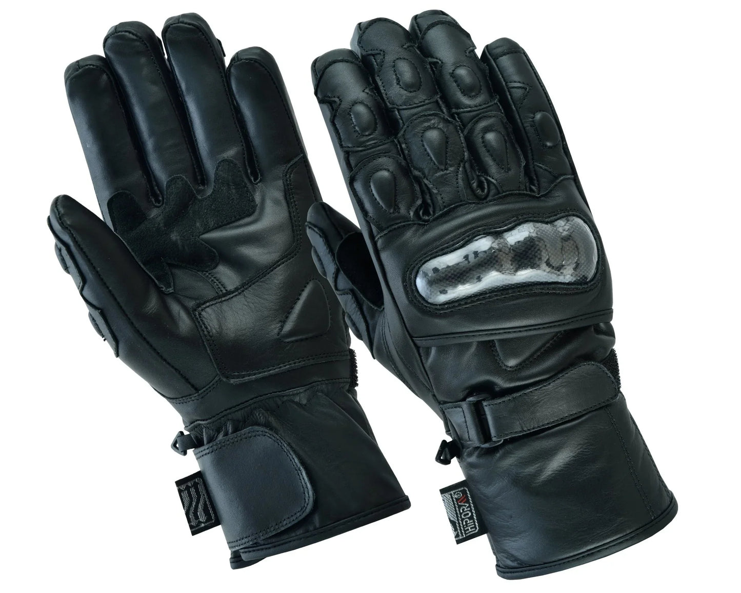 gallanto brown motorcycle armoured thinsulate leather gloves -