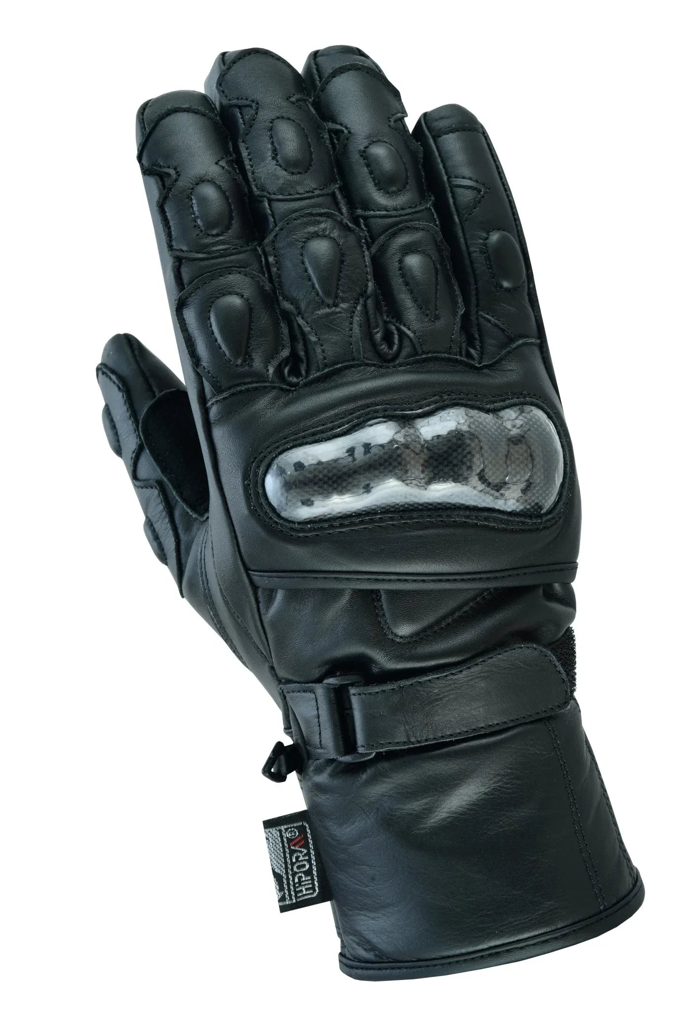 gallanto brown motorcycle armoured thinsulate leather gloves -