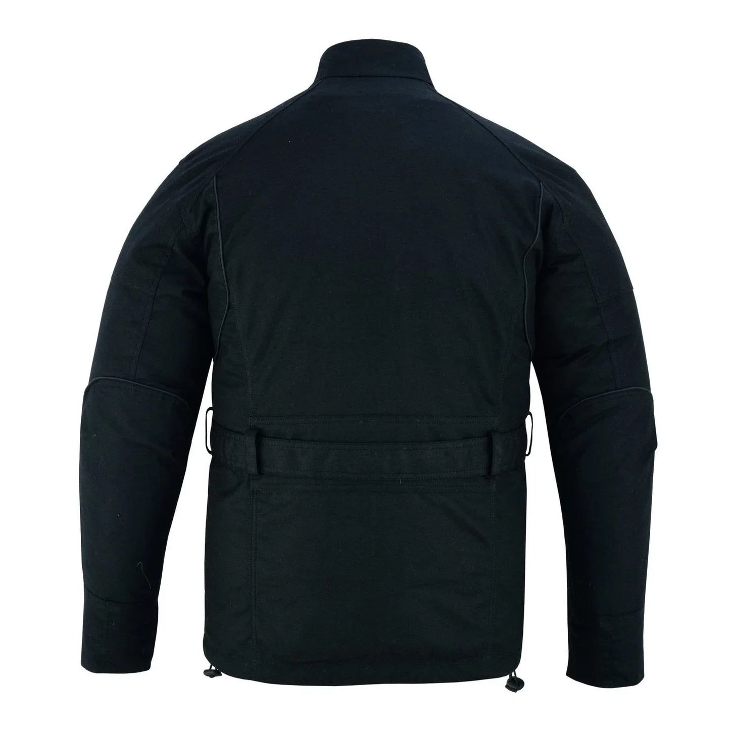 gallanto brown wax cotton armoured motorcycle biker long waterproof jacket -