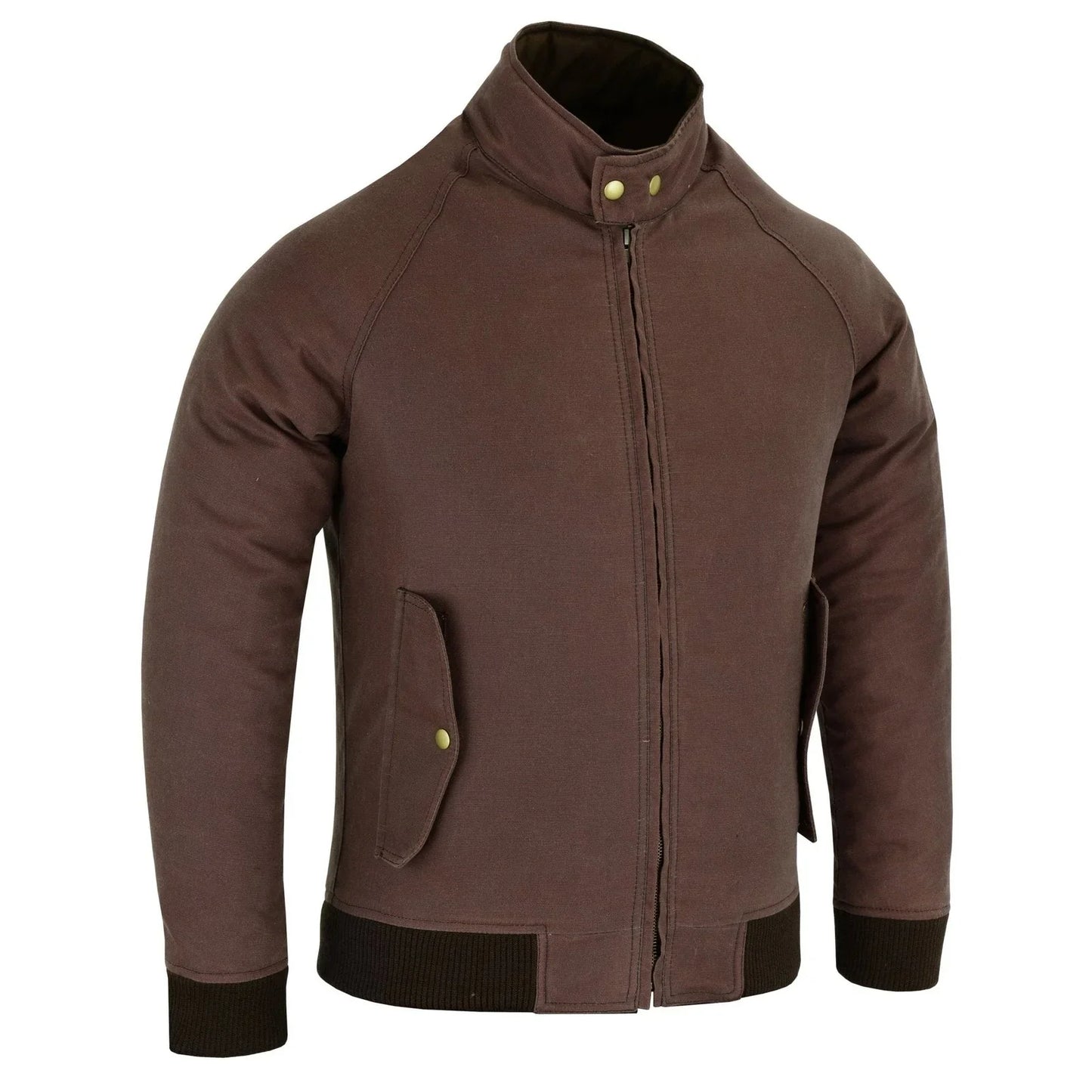 gallanto wax cotton armoured bomber jacket waterproof biker motorcycle -