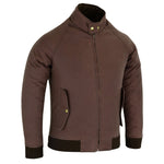 Gallanto Wax Cotton Armoured Bomber Jacket Waterproof Biker Motorcycle -