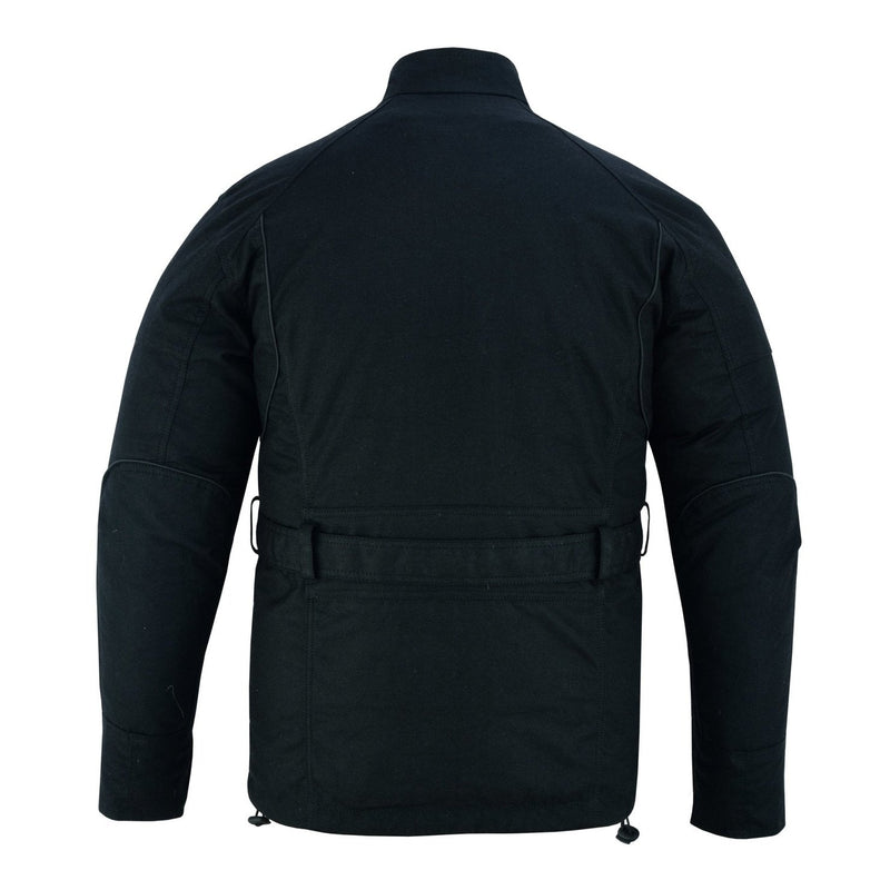 Gallanto Wax Cotton Armoured Motorcycle Motorbike Jacket Waterproof -