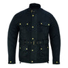 Gallanto Wax Cotton Armoured Motorcycle Motorbike Jacket Waterproof -