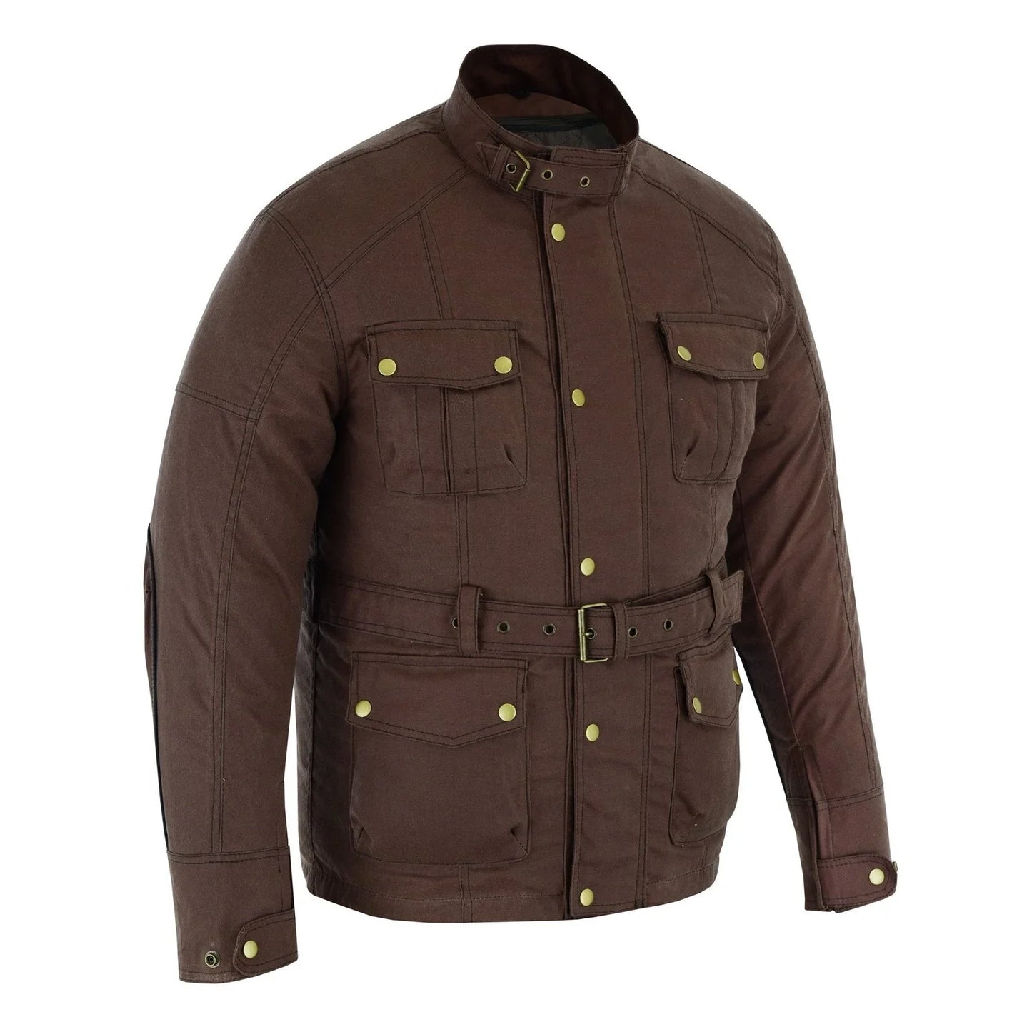 gallanto wax cotton armoured motorcycle motorbike jacket waterproof -