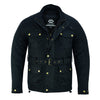 Gallanto Wax Cotton Armoured Motorcycle Motorbike Jacket Waterproof -