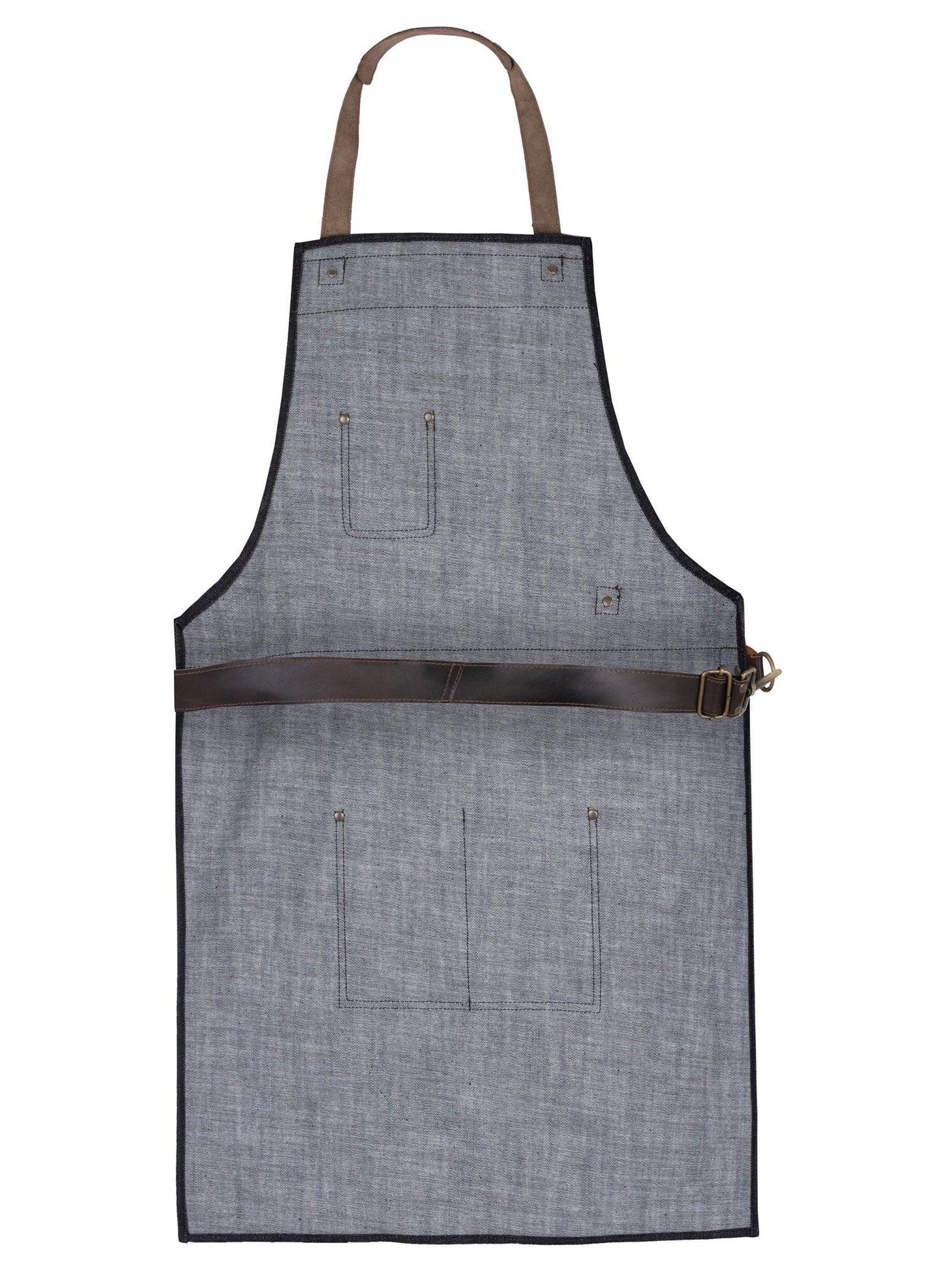 handcrafted classic chef leather aprons for mens and womens -
