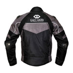 Hawk Black/Grey Textile Biker Motorcycle Waterproof Armoured Jacket -